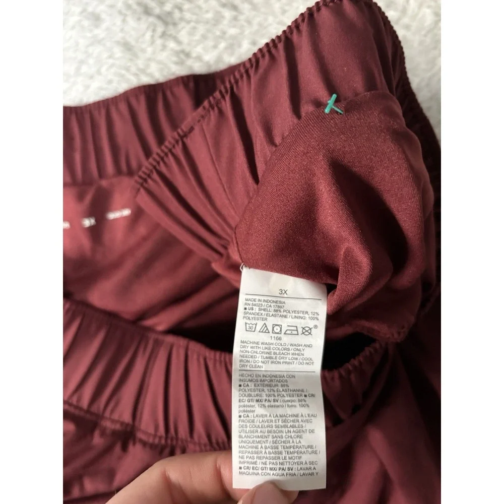 New Old‎ Navy Womens Red Active Quick Dry Shorts Plus Size 3X Bottoms